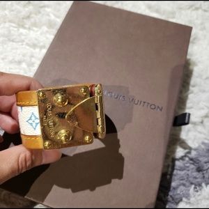 Authentic Louis Vuitton Multicolore Lock Bracelet